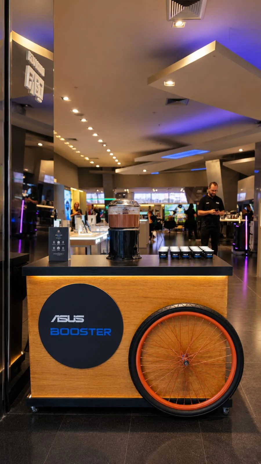 Projeto ASUS Booster realizado pela Delicious Drinks