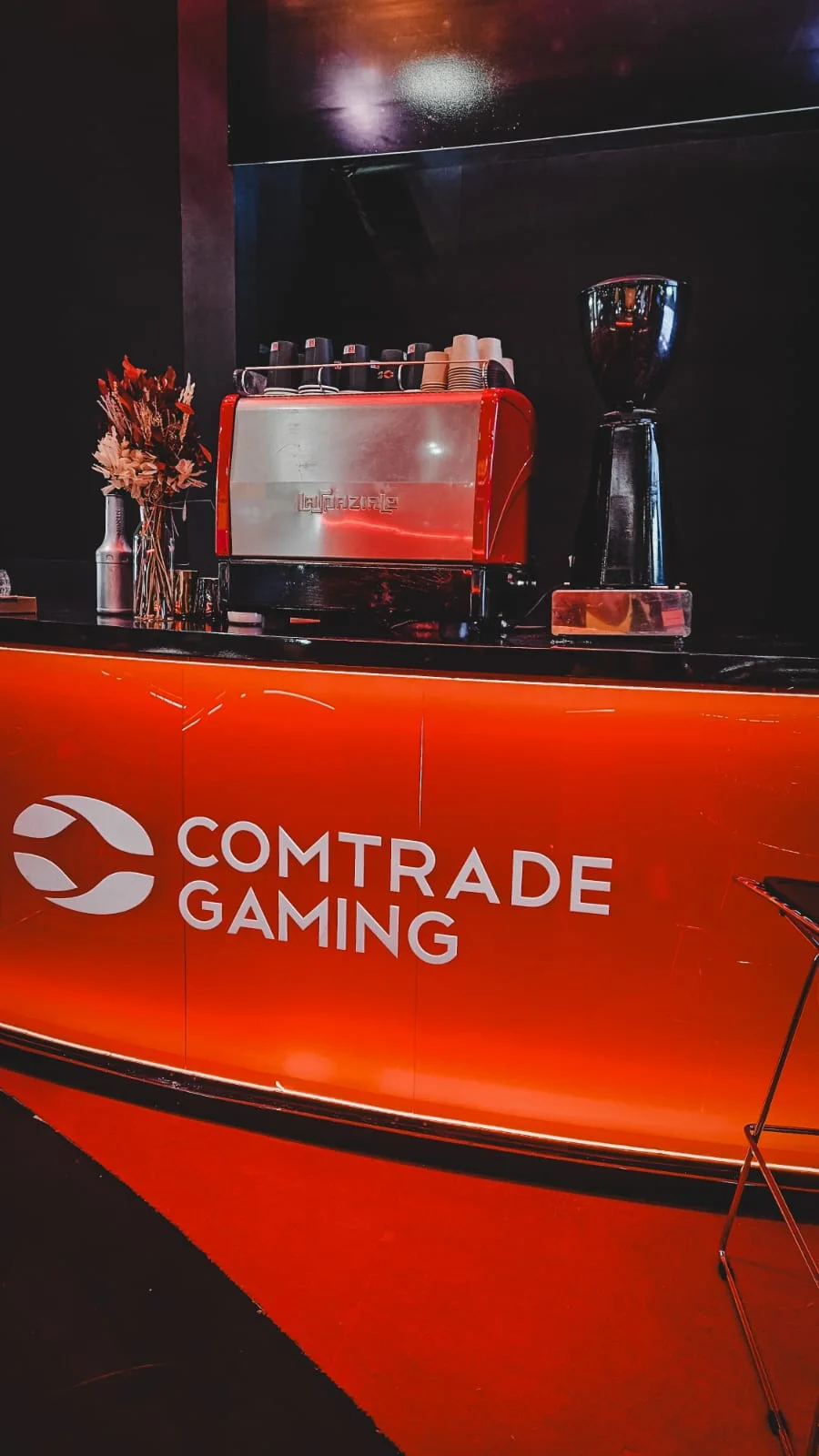 Projeto Comtrade Gaming realizado pela Delicious Drinks